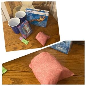 Stuffed Pool Time Pink Tote -  - Float, Cups, Bath Bombs +  more …bid more…